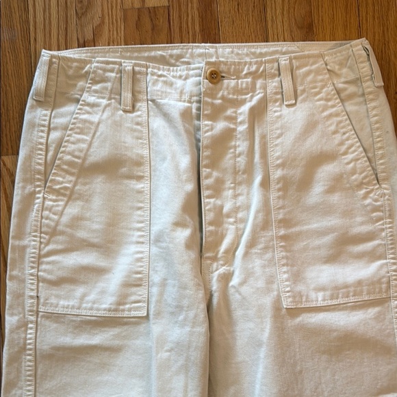 Imogene and Willie L Palmore ivory White Casual Pants great pre owned condition - Picture 3 of 10